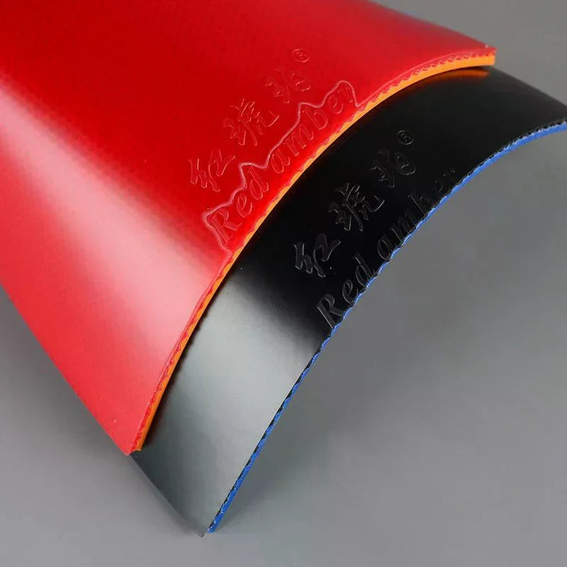 Red Amber Pips-In Table Tennis Rubber 2.2mm Elastic Sticky Table Tennis Rubber SWANS