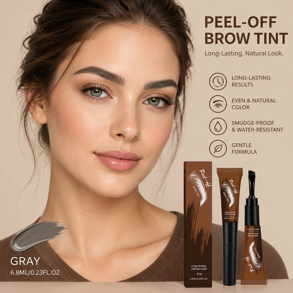 Peel Off Eyebrow Tint Gel – 5 Shades, Waterproof Long-Lasting Eyebrow Tint Gel SWANS