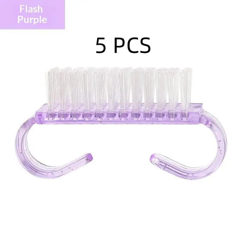 5-Pack Nail Cleaning Brushes – Soft Bristles, Ergonomic Handle Nail Cleaning Brush SWANS A2 100V-127V US Plug