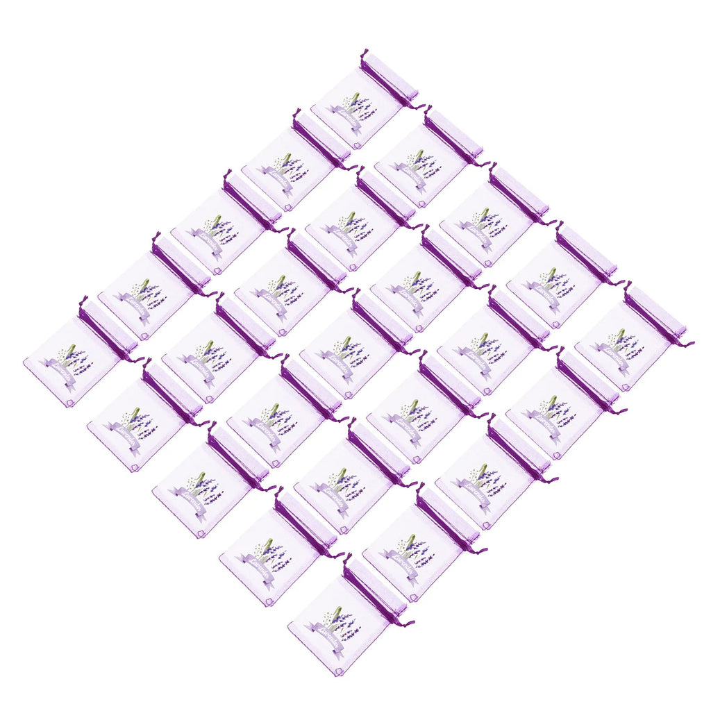 20-Pack Mesh Drawstring Sachet Bags for Lavender & Dried Flowers Mesh Sachet Bags SWANS