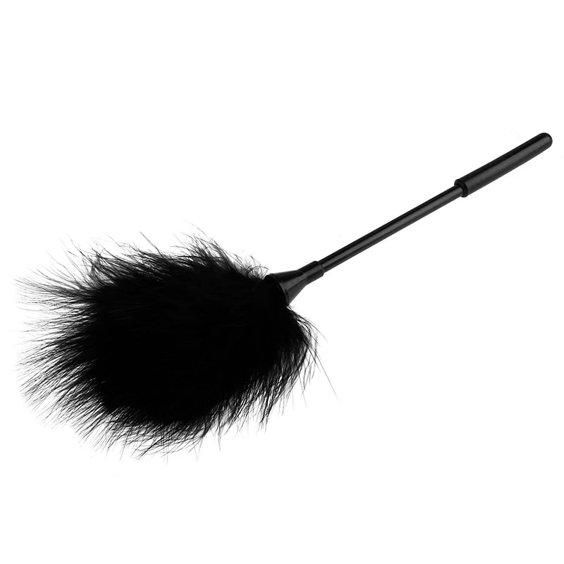 Couples Flirt Whip Flogger Tickler – Plastic 26.5cm Flirt Whip Flogger SWANS