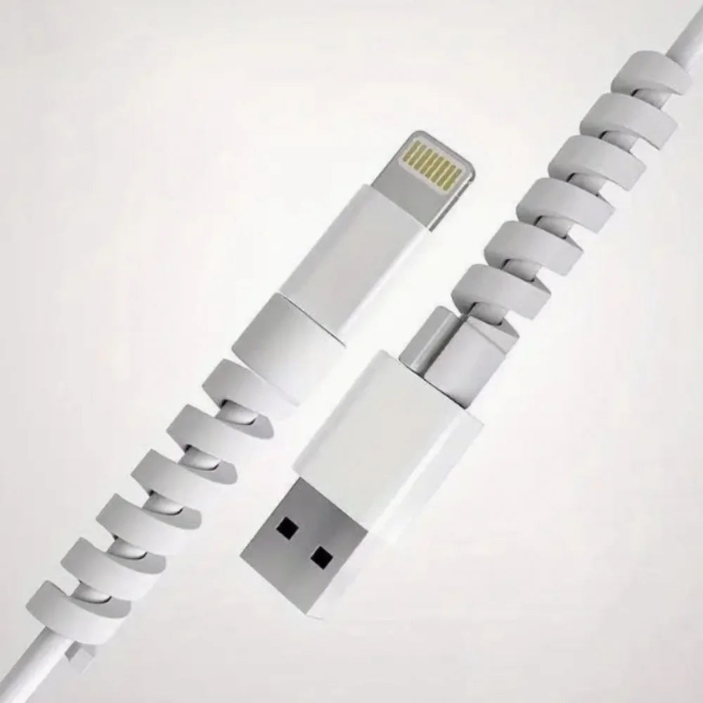 Silicone Spiral Cable Protector & Organizer – 10/30/50 Pack Cable Protector SWANS