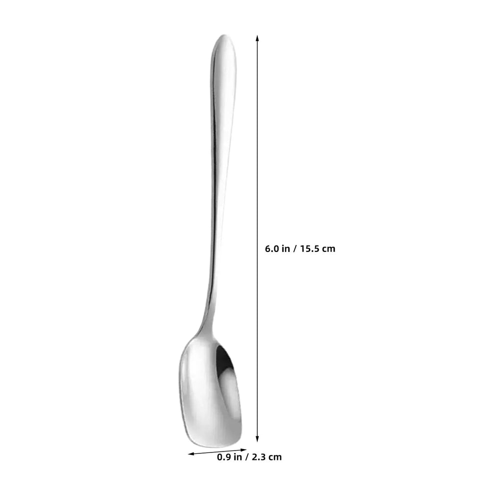 4-Piece 304 Stainless Steel Long Handle Spoon Set | Mirror Polish Stirring Spoon Set SWANS