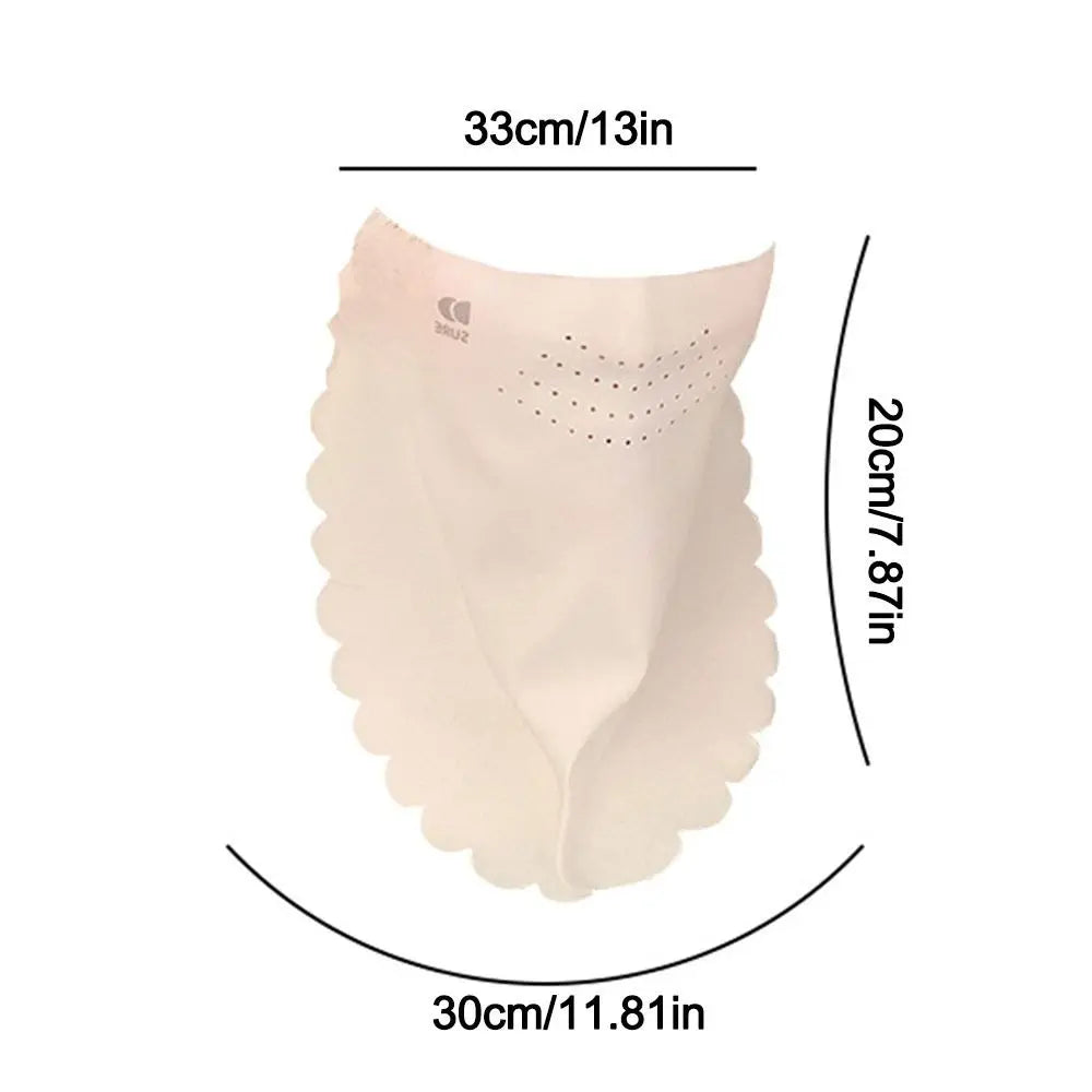 UPF 50+ Sun Protection Face Mask & Neck Scarf – Breathable Sun Protection Scarf SWANS