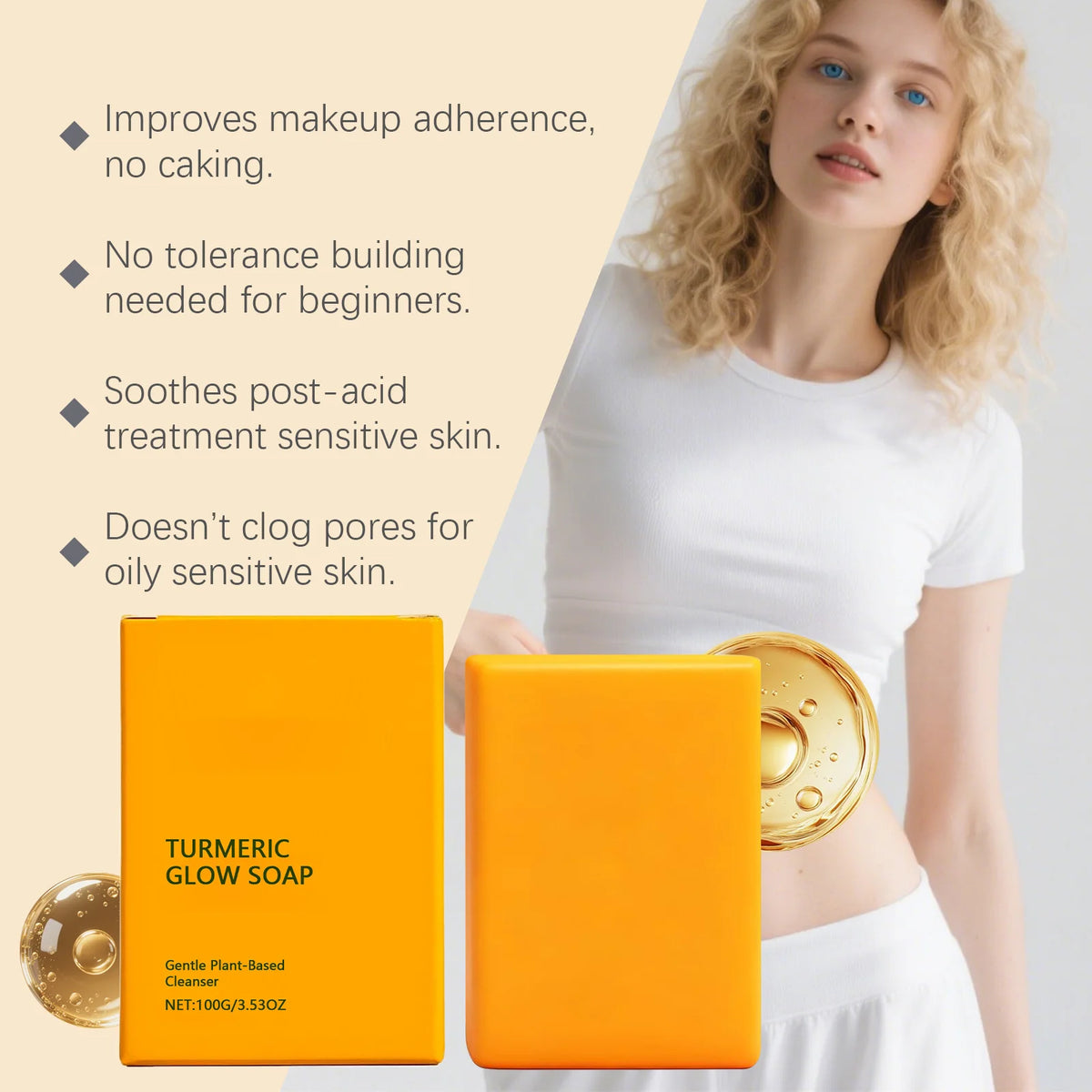 Turmeric Body Soap – Exfoliating, Moisturizing & Brightening Turmeric Body Soap SWANS