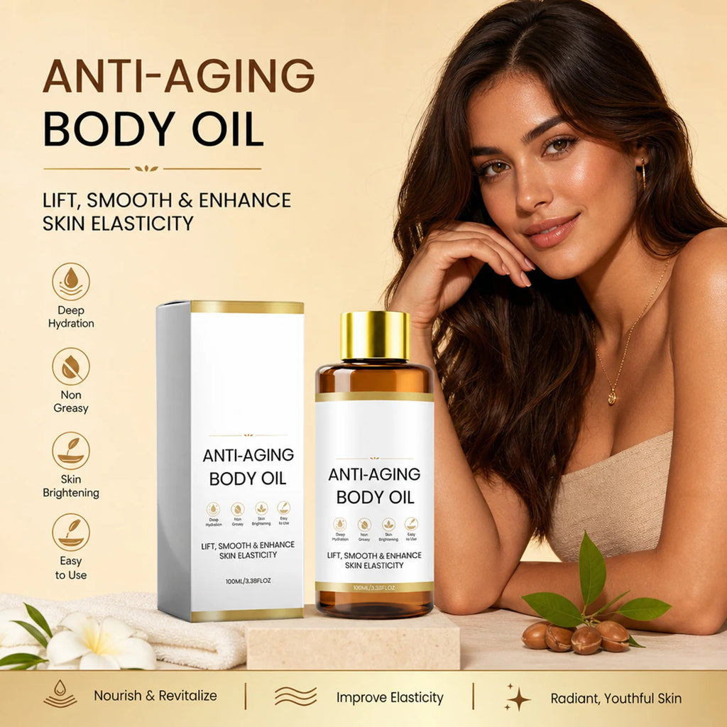 OceAura Firming Body Massage Oil – Hydrating & Brightening Body Massage Oil SWANS