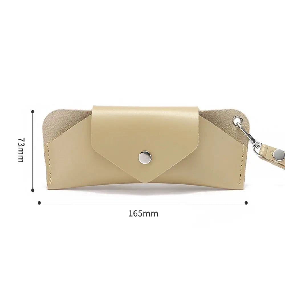 SWANS PU Leather Wrist Hanging Sunglasses Case Travel Bag Eyewear Accessories SWANS
