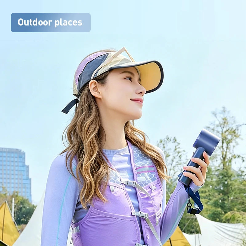 Philips Portable Handheld Fan 5000mAh Metal Shell USB-C 100-Speed Portable Handheld Fan SWANS