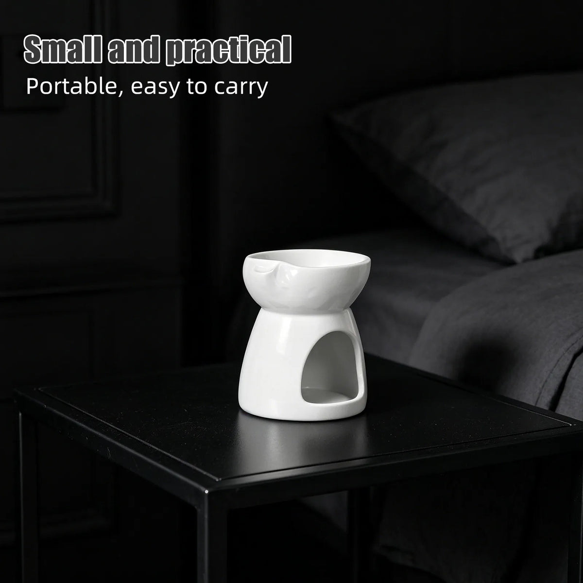SWANS Ceramic Tea Light Holder & Wax Melt Oil Burner Ceramic Oil Burner SWANS