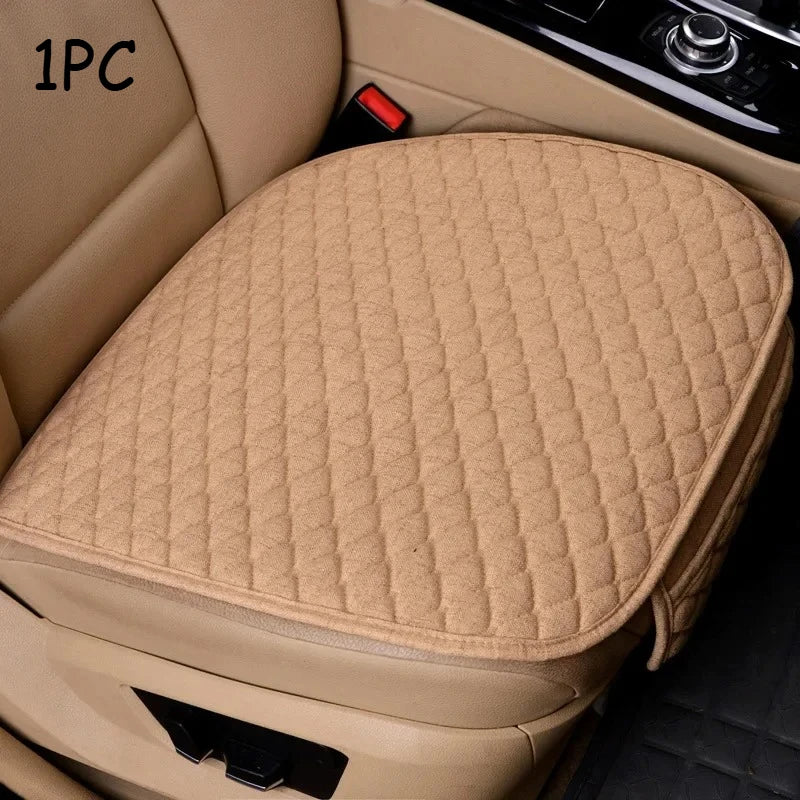 SWANS Linen Car Seat Cushion – Non-Slip All-Season Pad Car Seat Cushion SWANS 1PC-D
