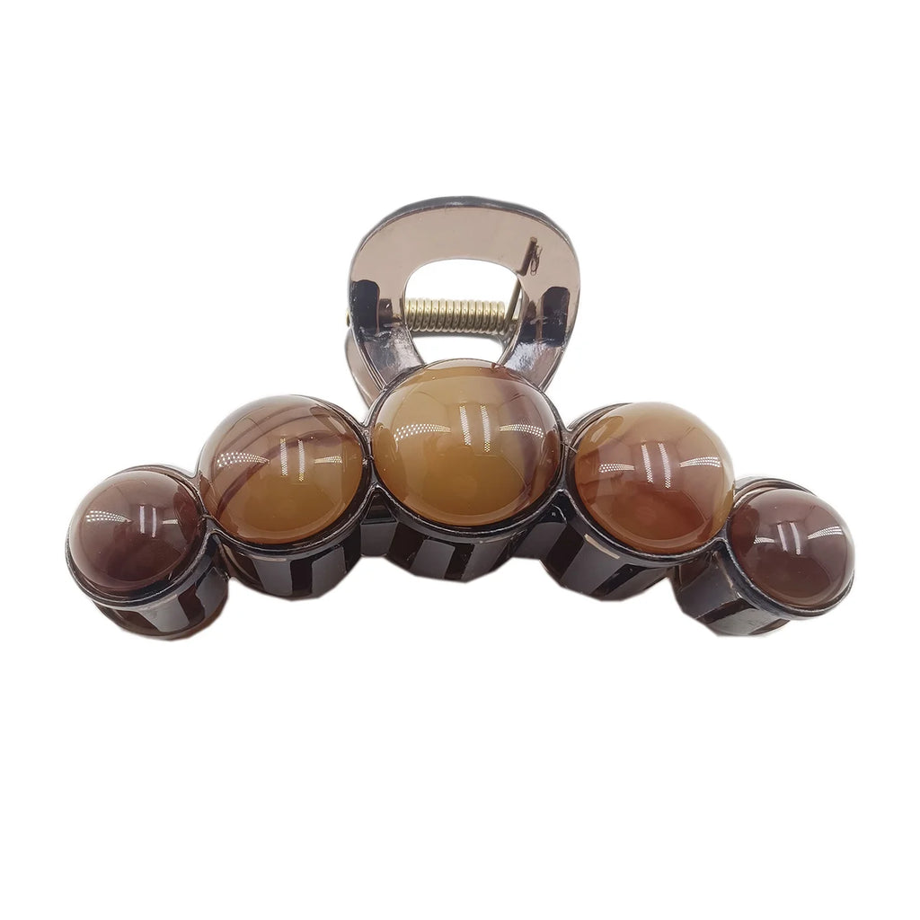 Large Acrylic Bead Hair Claw Clips for Women – Shark Clamp Hair Claw Clip SWANS