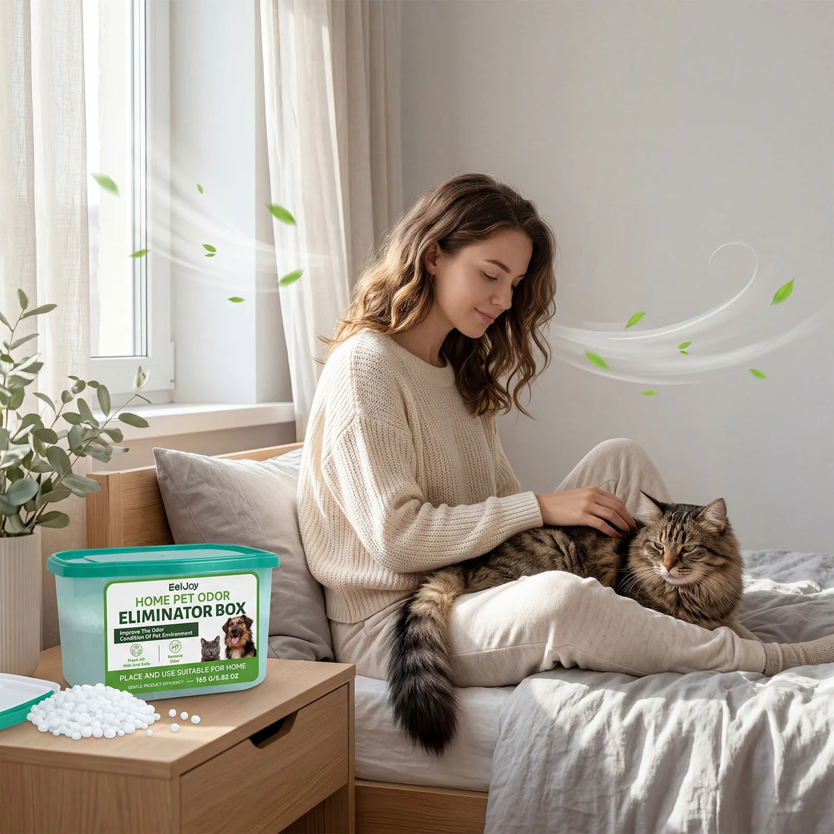 SWANS 165g Pet Odor Eliminator Box – Cat & Dog Deodorizer Pet Odor Eliminator SWANS