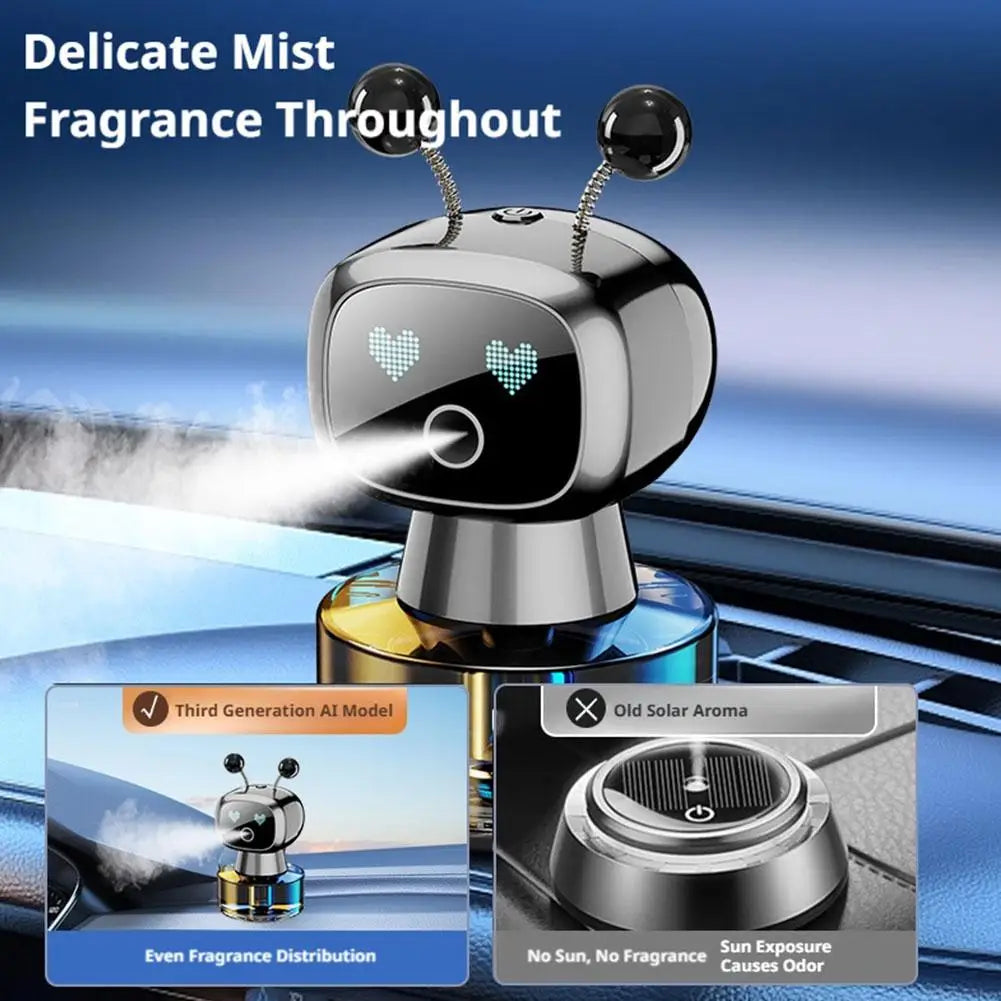 Smart Car Aromatherapy Diffuser – Robot Design Auto Air Freshener Car Aromatherapy Diffuser SWANS