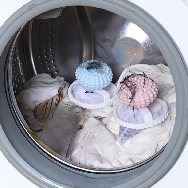 Washing Machine Cleaning Ball & Hair Filter Mesh Bag 1-2 Pack Laundry Filter Ball SWANS