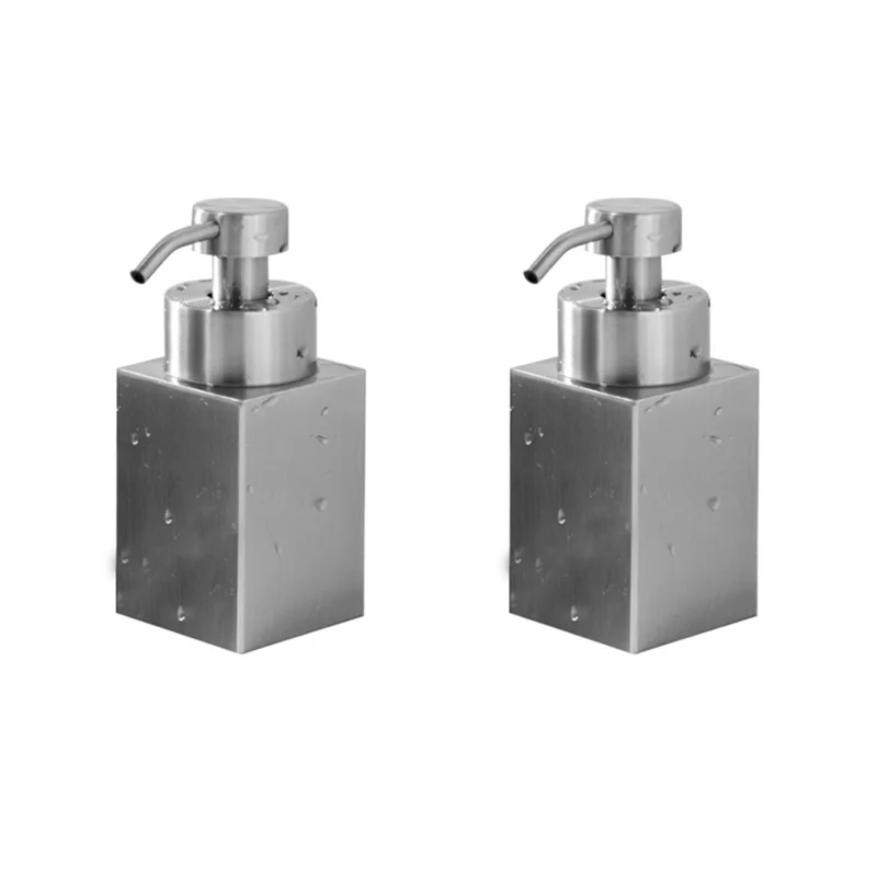 SWANS 304 Stainless Steel Soap Dispenser 2-Pack – Silver Soap Dispenser SWANS