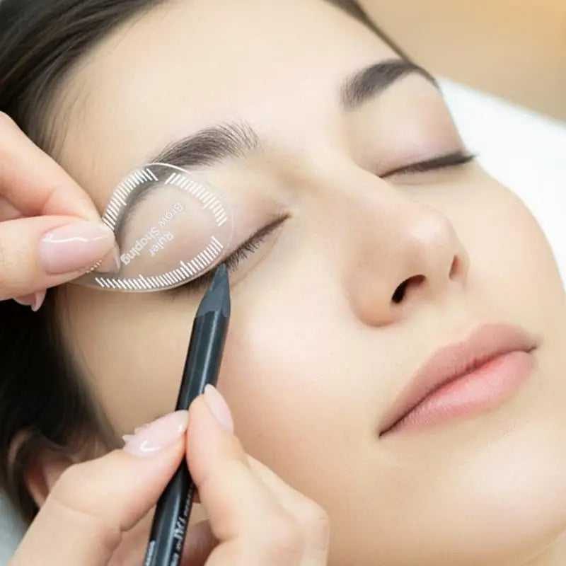 Tear Drop Arch Brow Mapping Ruler – PMU Eyebrow Stencil Brow Mapping Tool SWANS