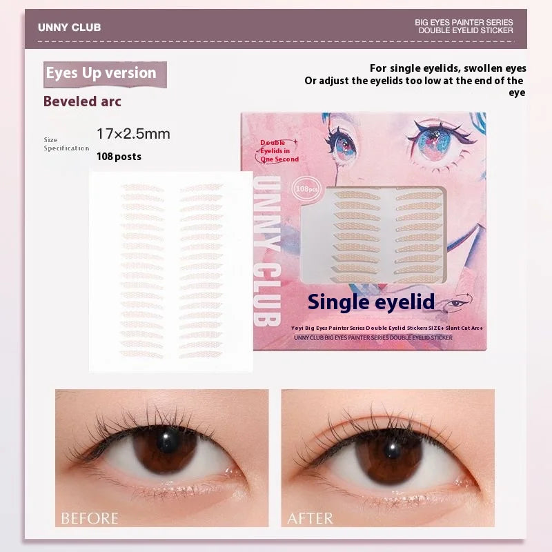 UNNY Invisible Double Eyelid Tape – Natural Lift 100+ pcs Eyelid Tape SWANS