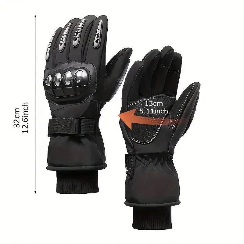 GAFASTWO Waterproof Windproof Winter Motorcycle Gloves Motorcycle Riding Gloves SWANS