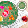 ROSENICE Glass Fruit Plate & Cake Serving Tray | Party Dish Glass Serving Tray SWANS Default Title