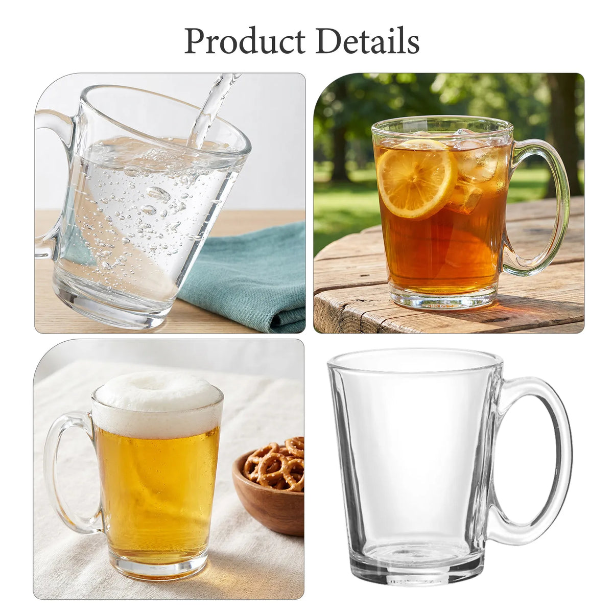 SWANS Freezable Beer Mug 300ml Thick Wall Chilling Glass Cup Freezable Beer Mug SWANS