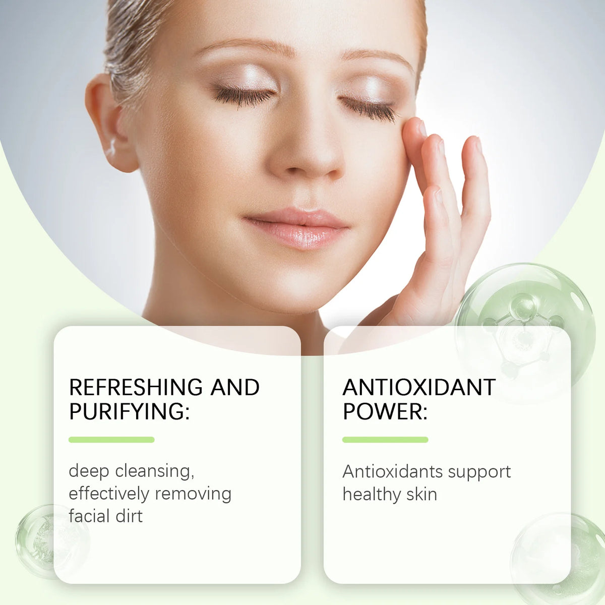 West&Month Moisturizing Face Wash – Oil Control Foam Cleanser Facial Cleanser SWANS