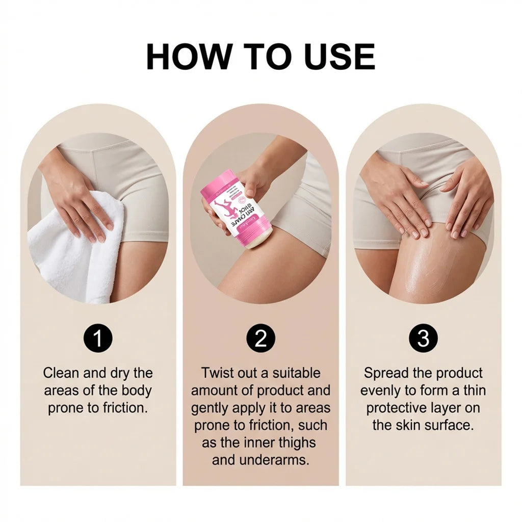 OceAura Anti-Chafing Balm Stick 40g – Moisturizing Skin Guard Anti-Chafing Balm SWANS