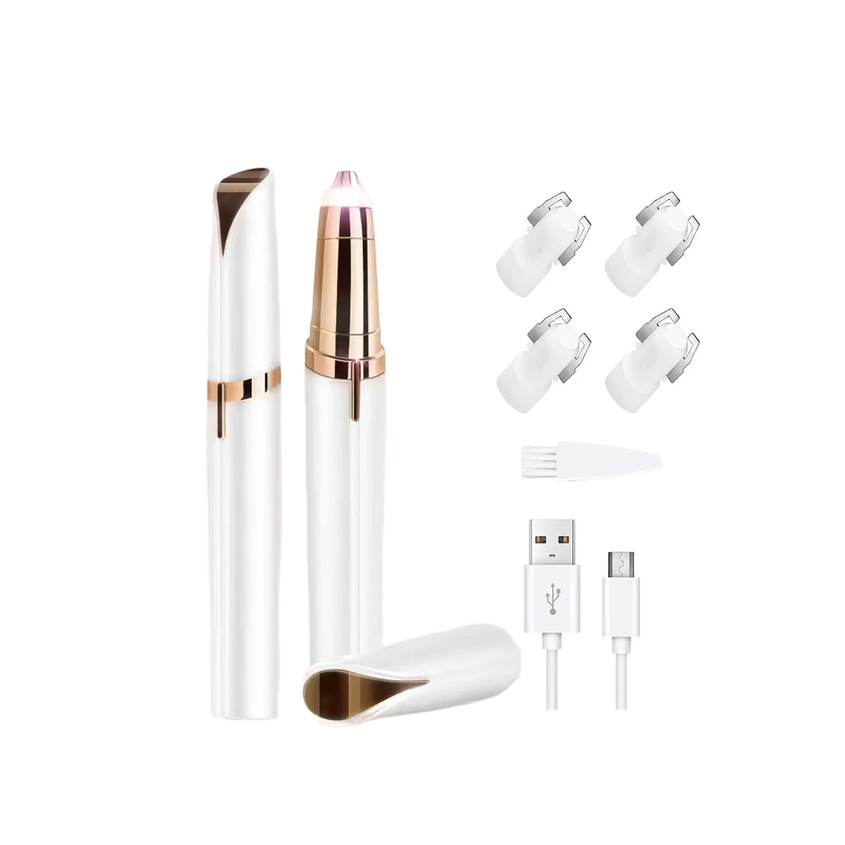 SWANS USB Rechargeable Electric Eyebrow Trimmer for Women Electric Eyebrow Trimmer SWANS 1pc