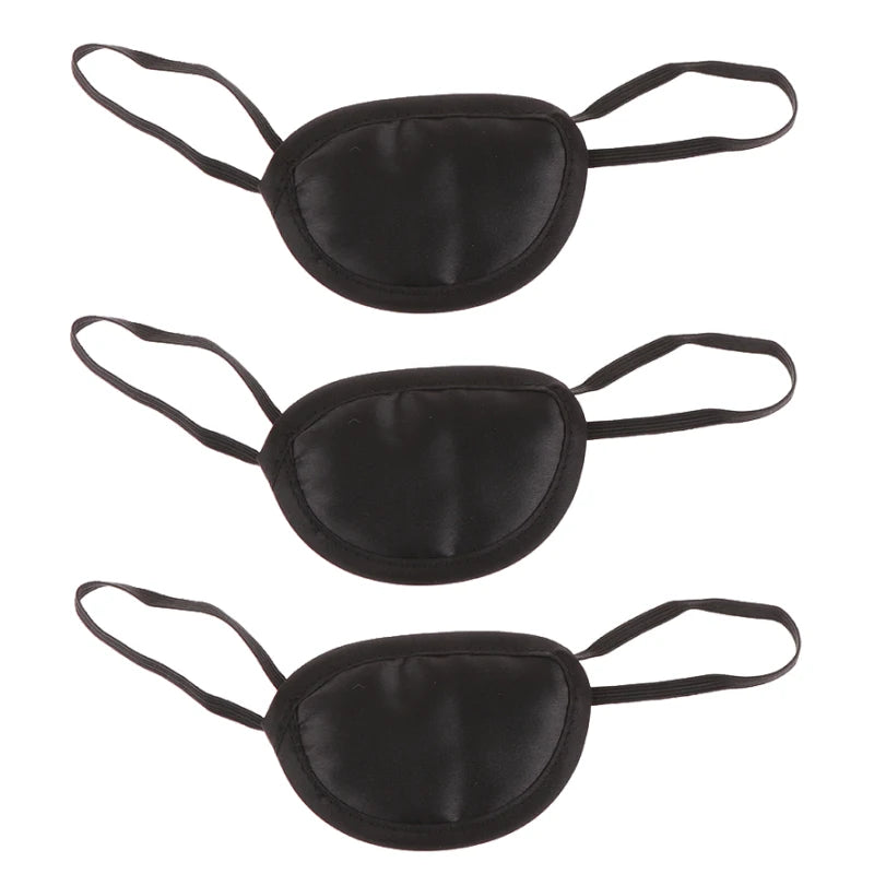 YOVIP Satin Eye Patch – Adjustable Sleep & Vision Cover Eye Patch SWANS 3Pcs