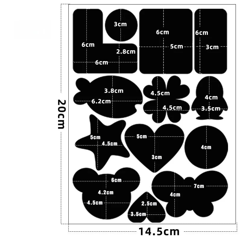 Iron-On Fabric Patches Mix Color Self-Adhesive Appliqué 1–20pcs Iron-On Fabric Patches SWANS