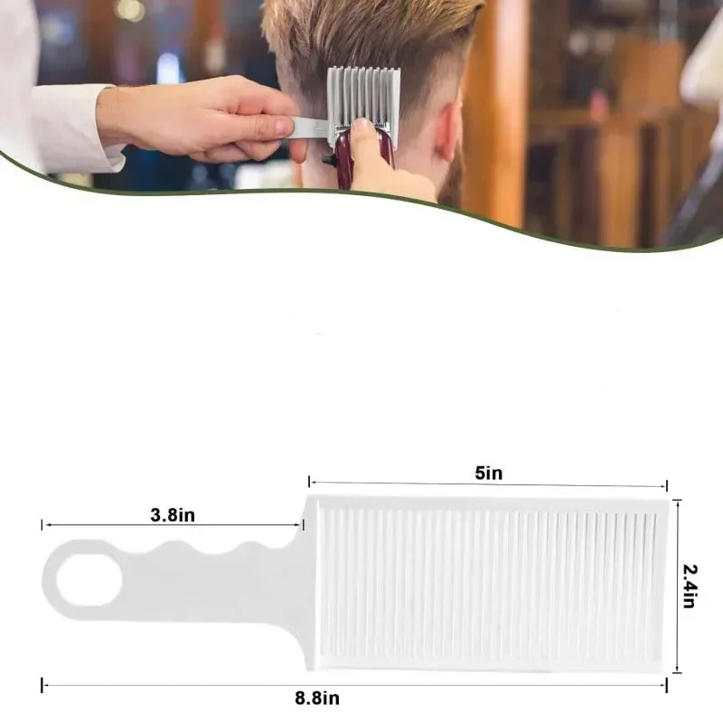 SWANS Flat Top Barber Clipper Comb – Men's Hair Cutting Tool Barber Clipper Comb SWANS