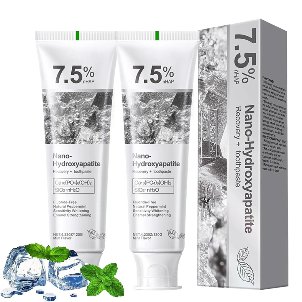SWANS 7.5% Hydroxyapatite Toothpaste – Enamel & Sensitive Care Hydroxyapatite Toothpaste SWANS