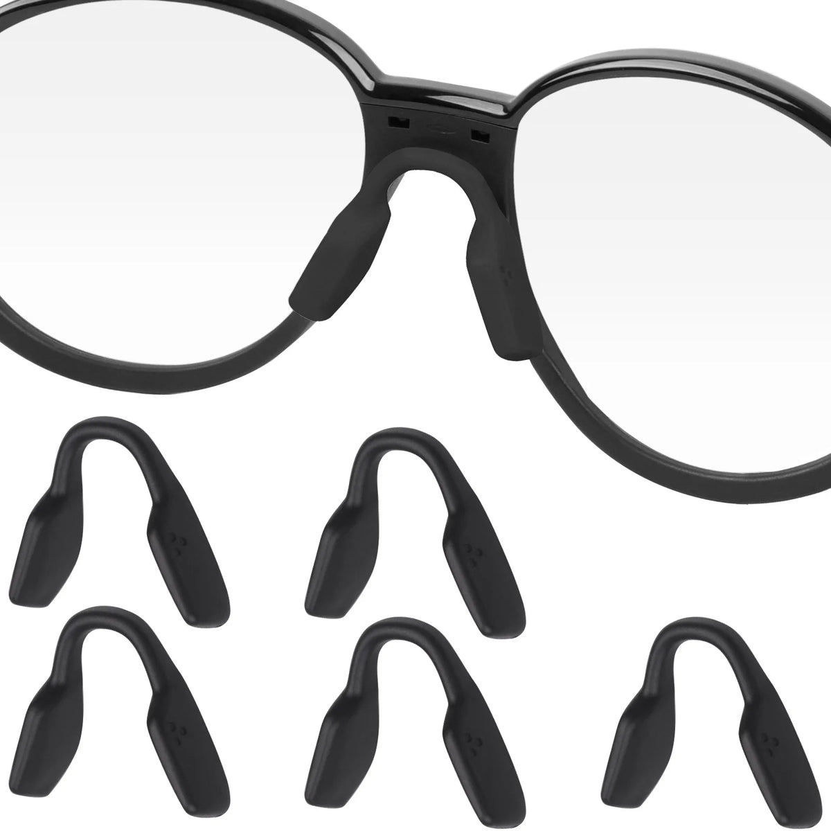Silicone Nose Pads for Oakley Plazlink Portal Portal X Frames Eyewear Nose Pads SWANS 5 Pairs
