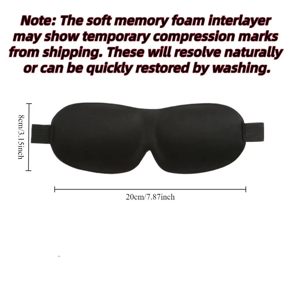 3D Sleep Mask – Memory Foam Light-Blocking Eye Mask Sleep Eye Mask SWANS