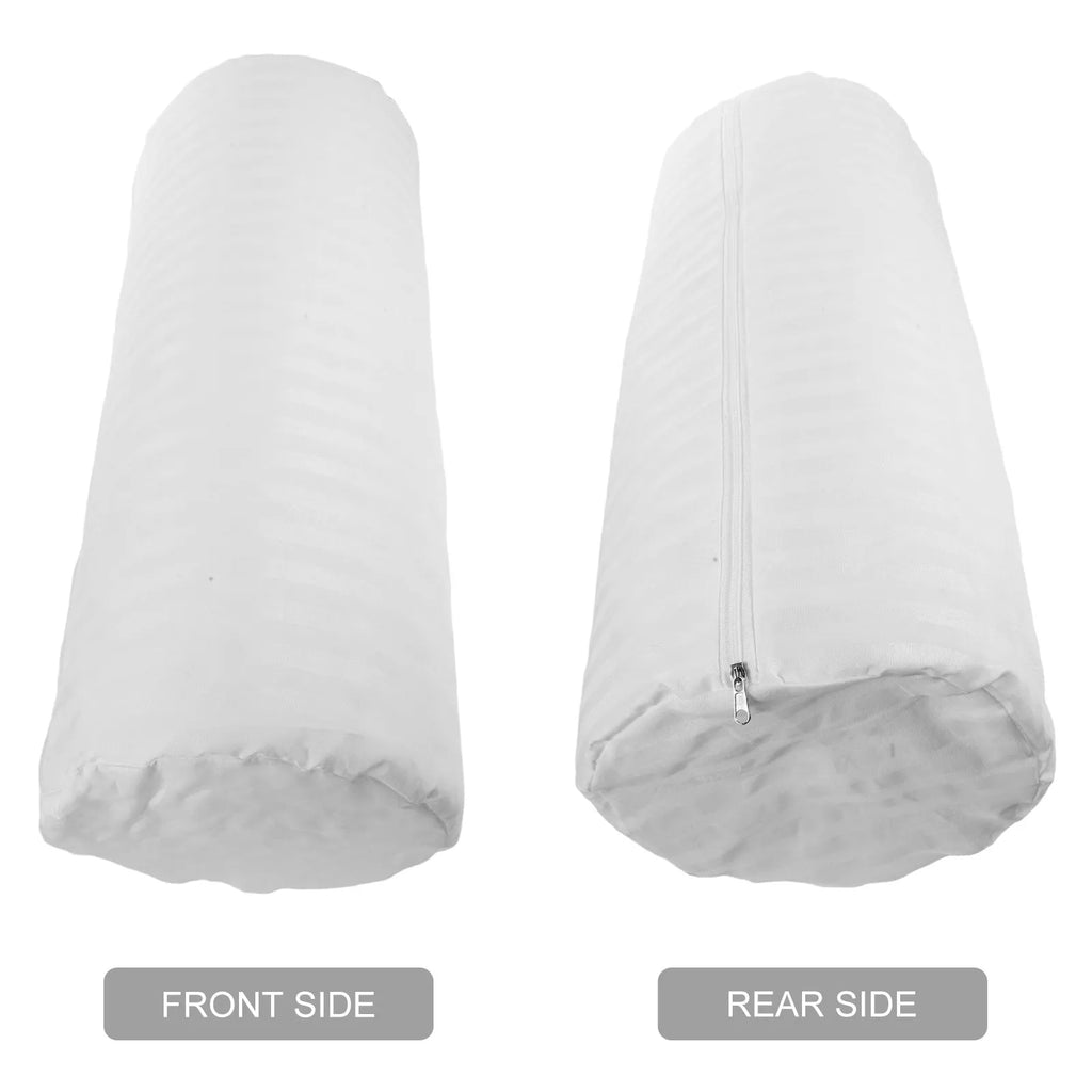 Round Cylinder Bolster Pillowcase Zipper Cover 20x7.9in Bolster Pillow Cover SWANS