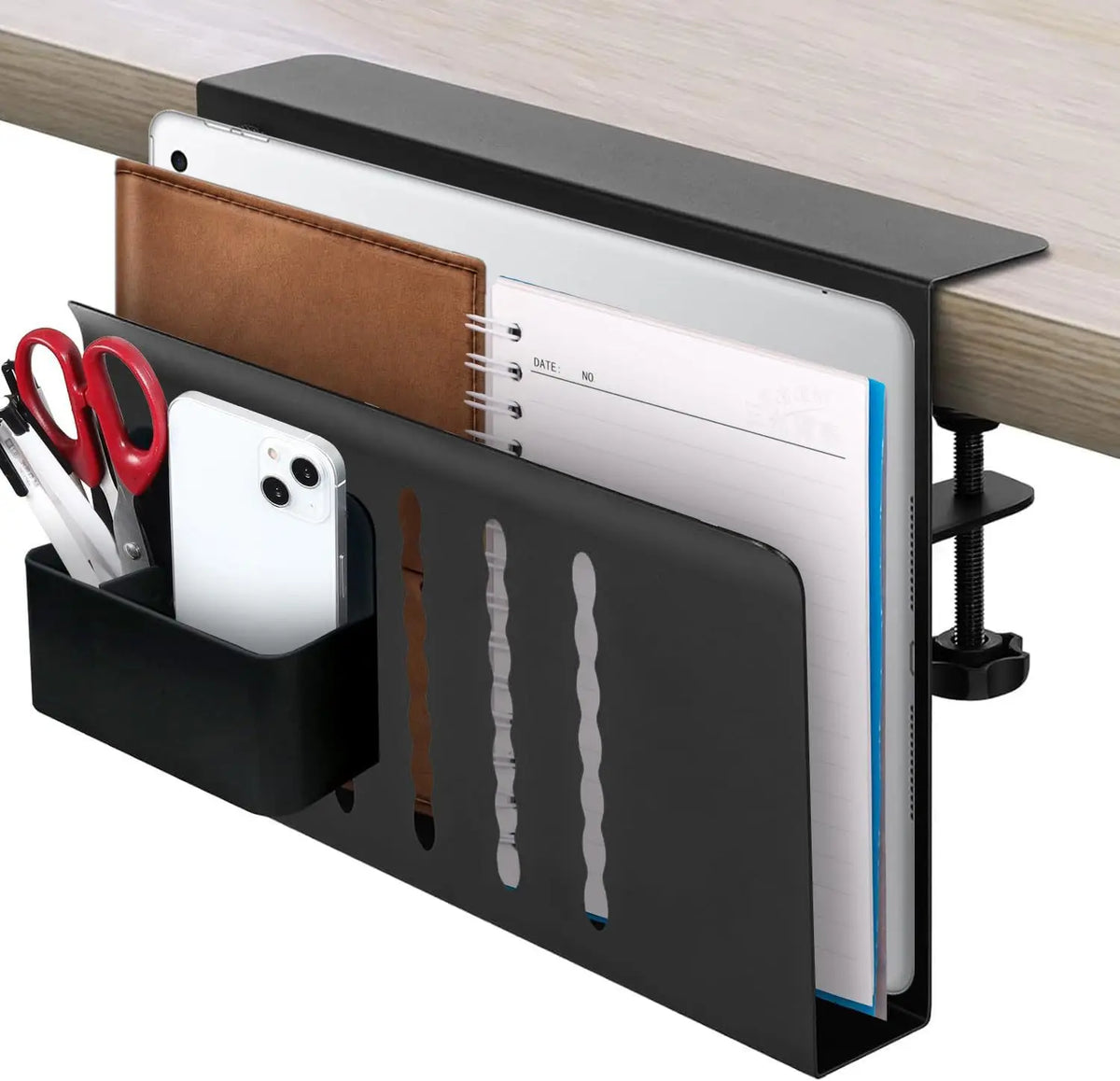 SWANS Multifunctional Laptop & Tablet Stand with Cooling Storage Laptop Desktop Stand SWANS Black