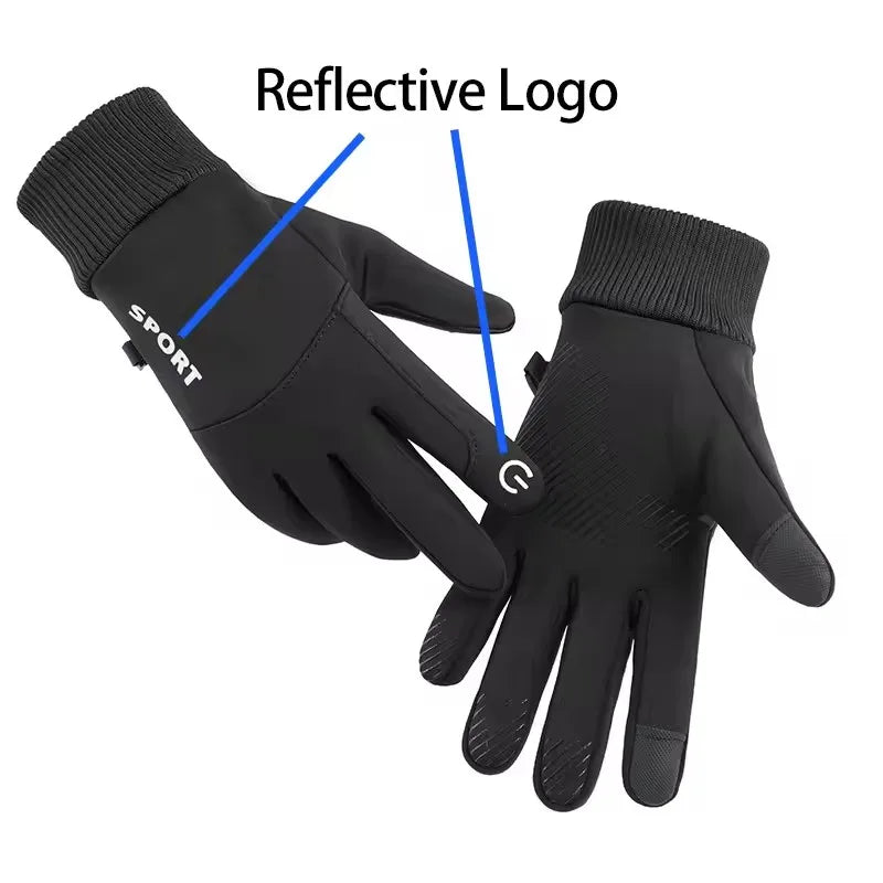 GAFASTWO Waterproof Fleece Touchscreen Winter Gloves Winter Sport Gloves SWANS