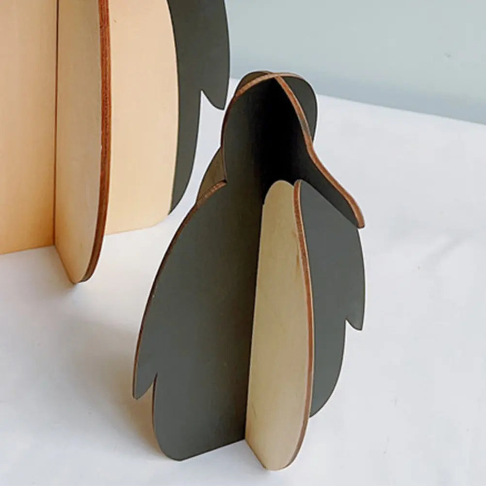 Solid Wood Penguin Glasses Holder – Desktop Eyewear Organizer Eyewear Holder Stand SWANS