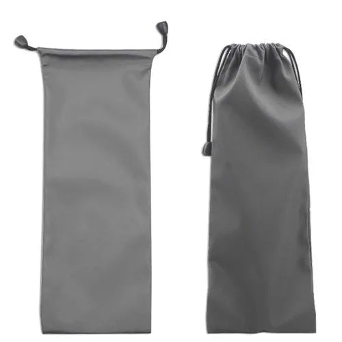 Waterproof Velvet Drawstring Storage Bag 27×10cm Multi-Use Drawstring Storage Bag SWANS Grey
