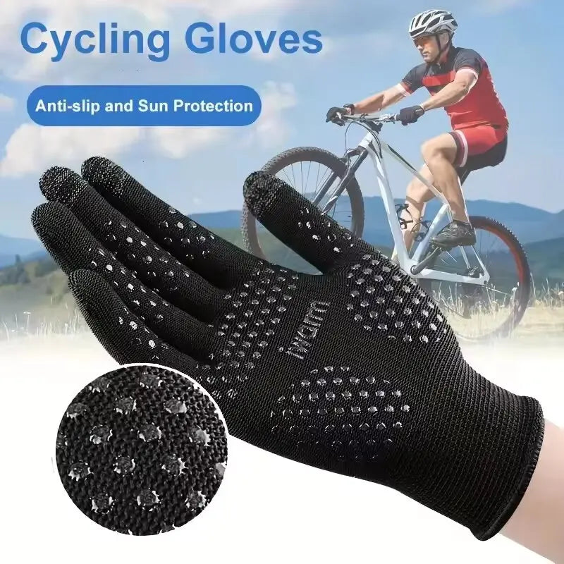 GAFASTWO UV Cycling Gloves – Non-Slip Touchscreen Full Finger Outdoor Sports Gloves SWANS