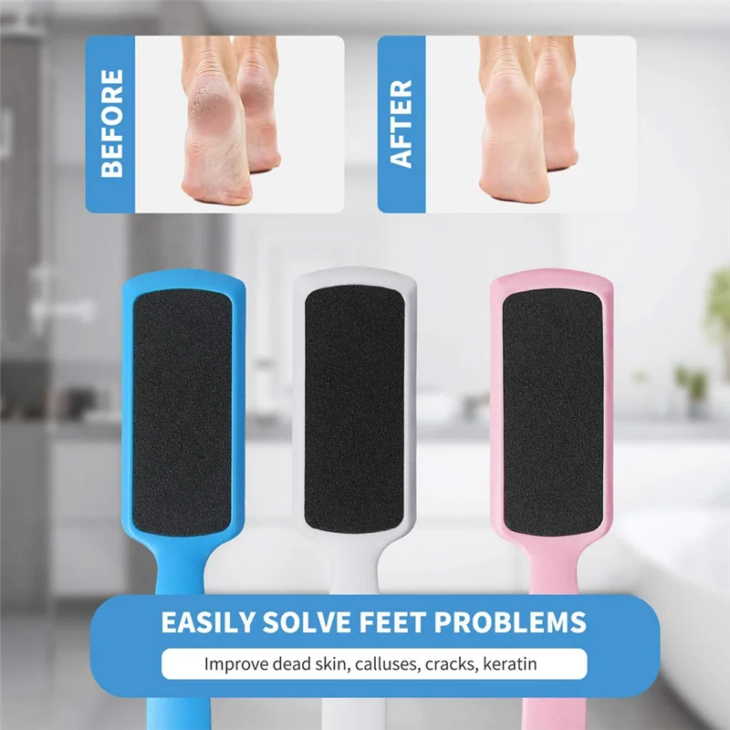 SWANS 6-Pack Double-Sided Pedicure Foot File Callus Remover Kit Pedicure Foot File SWANS