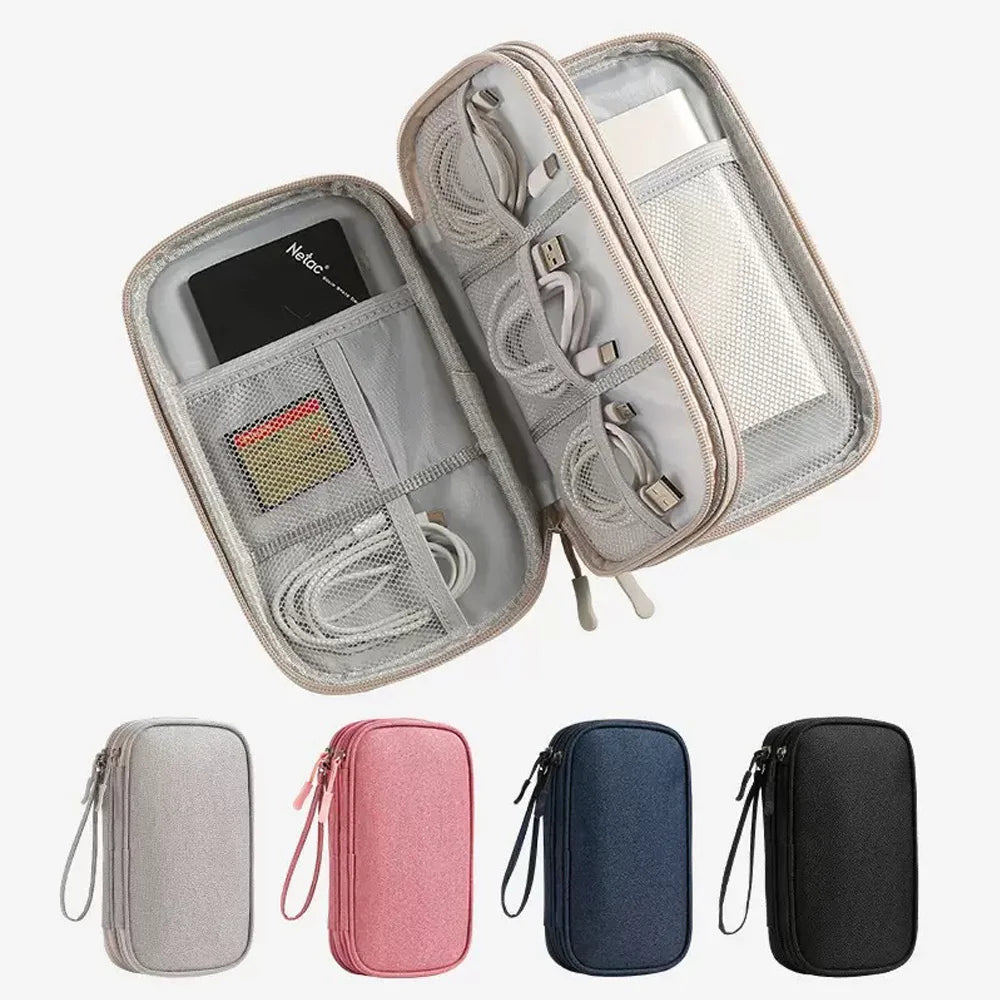 SWANS Double Layer Travel Digital Organizer Pouch Travel Organizer Pouch SWANS