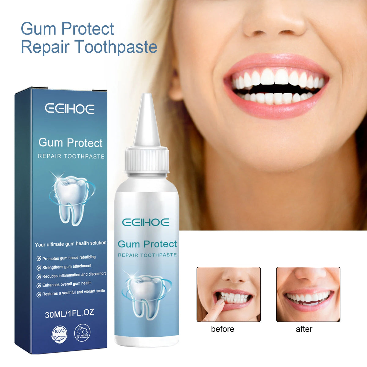 SWANS Gum Repair Toothpaste Serum – Deep Clean Tooth Care Oral Care Serum SWANS