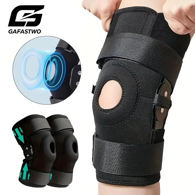 Hinged Knee Brace Compression Support Strap – Men & Women Knee Brace Support SWANS