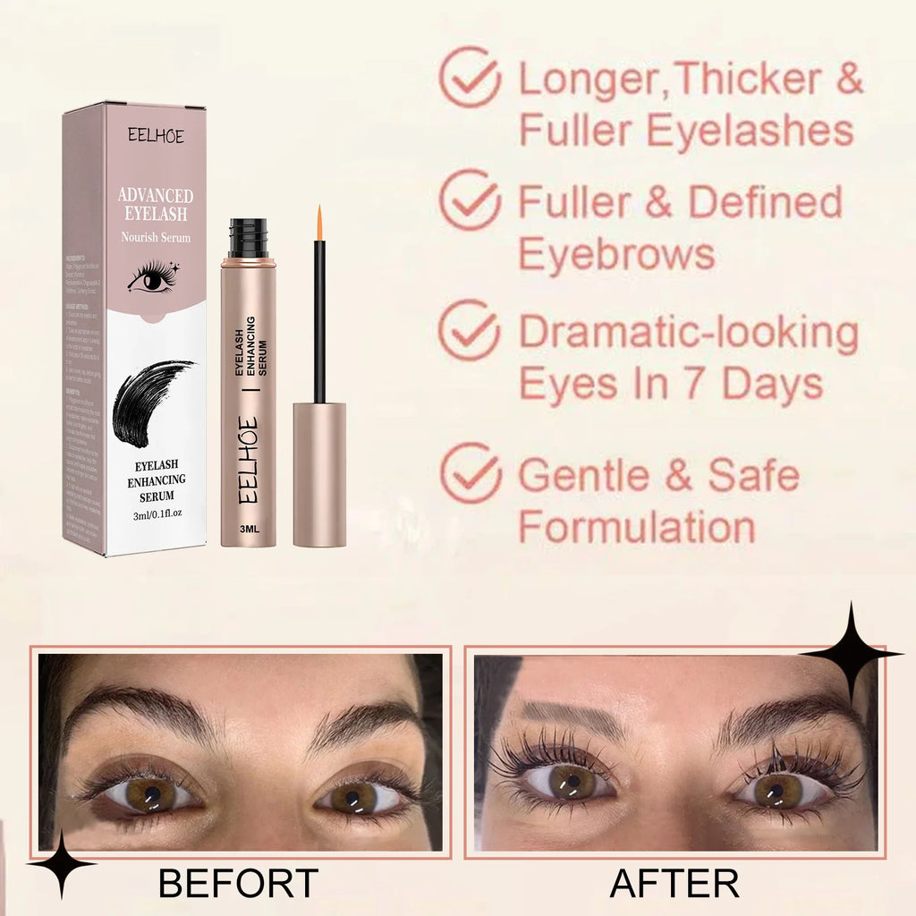 EELHOE Eyelash Growth Serum – Fuller, Thicker & Longer Lashes Lash Growth Serum SWANS