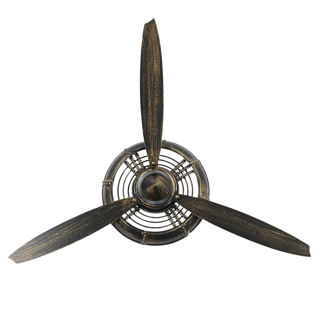 Vintage Iron Propeller Wall Decor – Retro Industrial Pendant Wall Decor Ornament SWANS