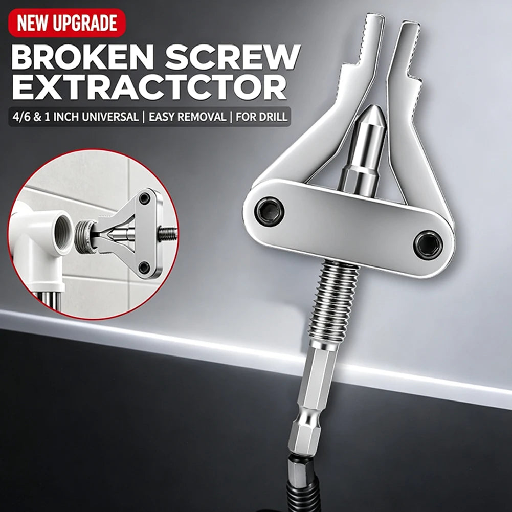 Broken Pipe Tap Extractor Tool – 1/2" 3/4" 1" Thread Remover Pipe Extractor Tool SWANS