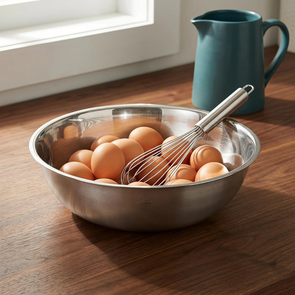 SWANS Large Stainless Steel Mixing Bowl – Kitchen Basin Stainless Steel Mixing Bowl SWANS Default Title