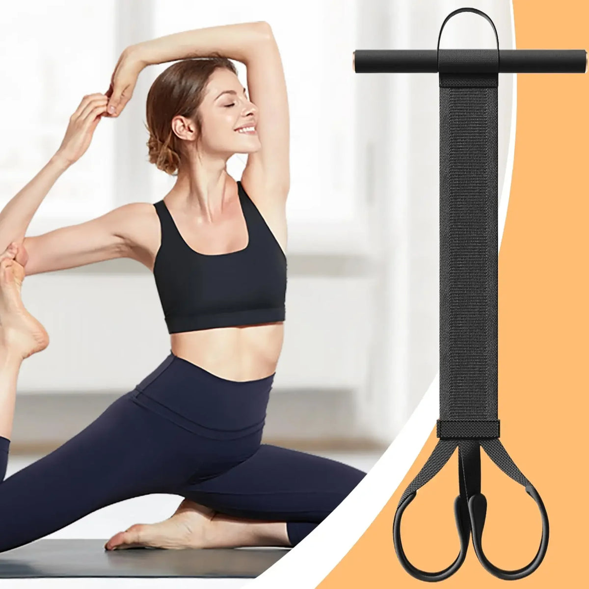 Home Ab Trainer with Foot Loops – Portable Resistance Band Resistance Band Trainer SWANS
