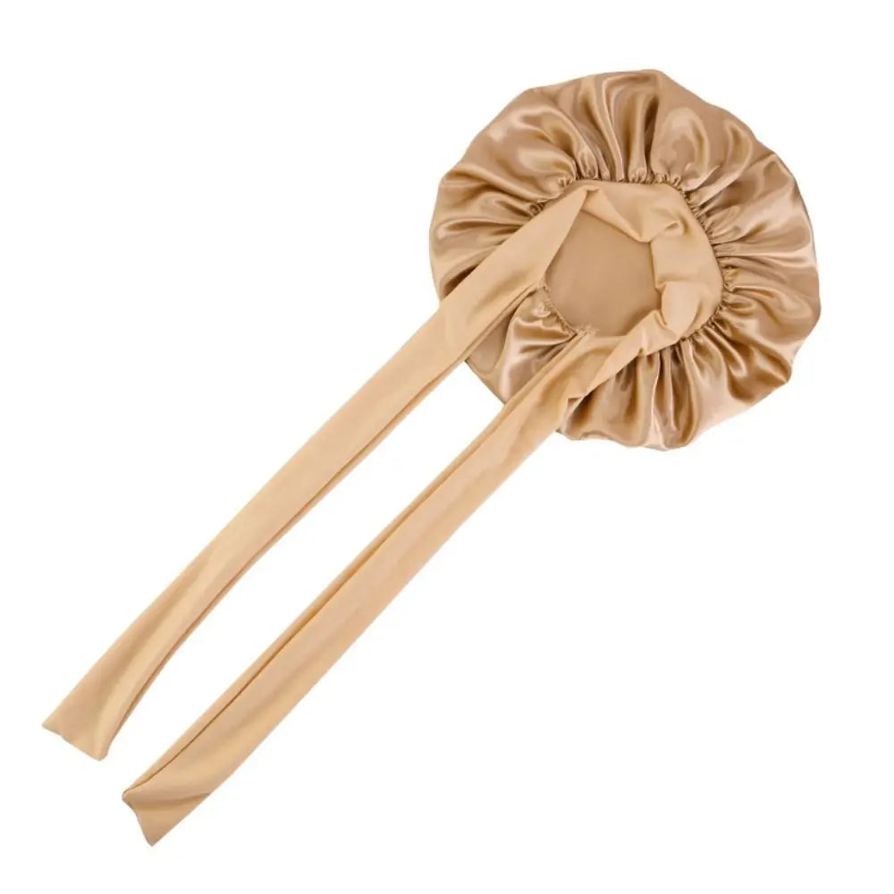 Satin Sleep Cap Turban Bonnet Wide Headband | Hair Care Satin Sleep Bonnet SWANS