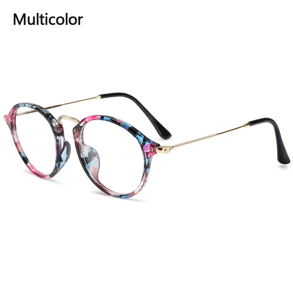 Unisex Vintage Blue Light Blocking Computer Glasses | Alloy Frame Blue Light Glasses SWANS Multicolor